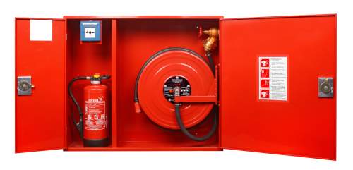 Wandhydrant Schrank Typ S Einbauschrank, inkl. Feuerlöscherfach + Melderfach